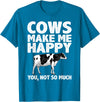 Cow Gift Cow Lover Accessories Cattle Farmer Stuff Cool Cow Art For Men Women Cow Farmer Dairy Cows Farm Animal T-Shirt -