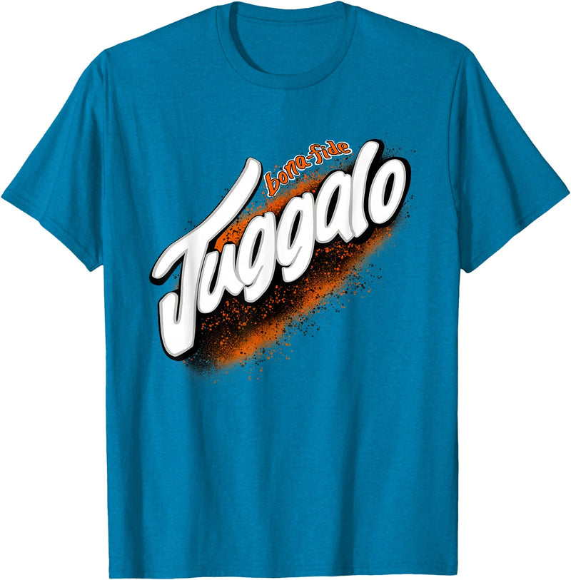 Juggalo Halloween Juggaooze Design Monster Splash Graffiti T-Shirt - Sapphire Blue