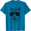 Mama Llama Funny Animal Apparel Llama Lover Mama Llama T-Shirt - Sapphire Blue