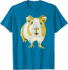 Animals at Play Guinea Pig Shirt Funny Guinea Pig for Men Women Animal Lover T-Shirt - Sapphire Blue
