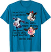 Cow I'm Not Crazy I'm Just Special Funny Cow I'm Not Crazy I'm Just Special Maybe I'm Crazy T-Shirt - Sapphire Blue