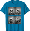 Funny Bear PhotoBooth Stuff Accessories & Gifts Bear PhotoBooth Sunglasses Funny Dab Bears Lover T-Shirt - Sapphire Blue