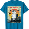 Funny Guinea Pig Shirts Guineapigzilla - Guinea Pig Animal Lover Rodent Pet Owner T-Shirt - Sapphire Blue