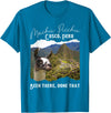 Machu Picchu Souvenir Llama Machu Picchu T-Shirt - Sapphire Blue