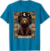 Funny I Choose the Bear Tarot Card Women Girls Trending T-Shirt - Sapphire Blue
