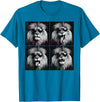Lion Shirts For Men Women Kids Gifts Lion Selfie Funny Meme Women Kids Boys Girls Youth Teen Men T-Shirt - Sapphire Blue