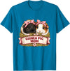 Cute Guinea Pig Mom Cavy Lover Apparel Co Guinea Pig Mom T-Shirt - Sapphire Blue