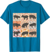 Floral Bobo Small Town Girl Animal Lover Pig Mom Pig Lover Show Mom Farm Life Farmer Floral Boho Pig T-Shirt - Sapphire Blue