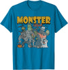 Monster Mash Vintage Ghost Halloween Funny T-Shirt - Sapphire Blue