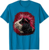 Guinea pig pet love Guinea Pig Punk T-Shirt - Sapphire Blue