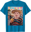 Pig John Pork Mexico Meme John Pork Funny Pig Man Mexican Fiesta Cinco de Mayo Taco T-Shirt - Sapphire Blue