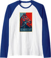 Handicapping Horse Gear Seabiscuit Horse, Horse Racing, Del Mar, Santa Anita, Horses Raglan Baseball Tee - Royal Blue/White