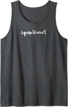 DesignsByJnk5 Horse Horse Definition: Equinetrovert - Horse Sayings Tank Top - Dark Heather Grey