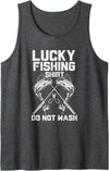 Funny Fishing Gift For Fish Lovers Tee Gifts Funny Cute Fishing Gift For Men Women Fisherman Fish Lovers Tank Top - Dark Heather Grey