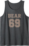 Gay Bear T-Shirts Gay Pride Bear Community lgbtq pride for Cubs - Bear 69 Tank Top - Dark Heather Grey