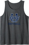 Buffalo Island, Monette, AR 72447 Buffalo Island Central High School Mustangs Softball Tank Top - Dark Heather Grey