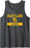 Elite Authentics Baylor Bears Alumni Officially Licensed Tank Top - Dark Heather Grey