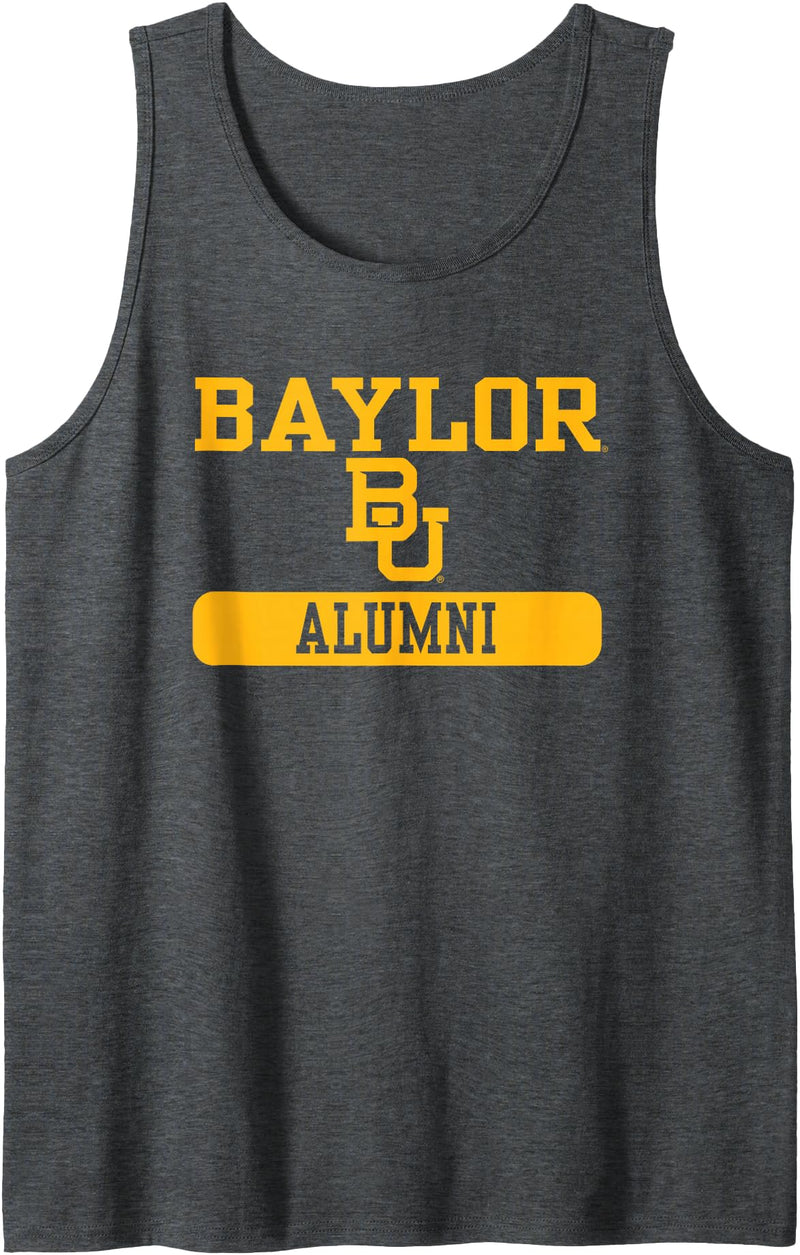 Elite Authentics Baylor Bears Alumni Officially Licensed Tank Top - Dark Heather Grey