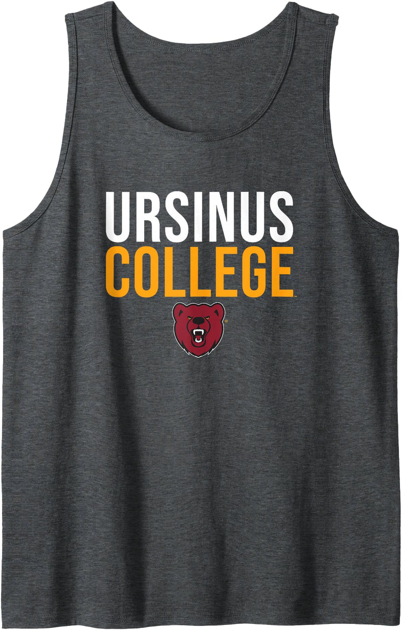 Campus Lab Ursinus College Bears Stacked Tank Top - As Pictured