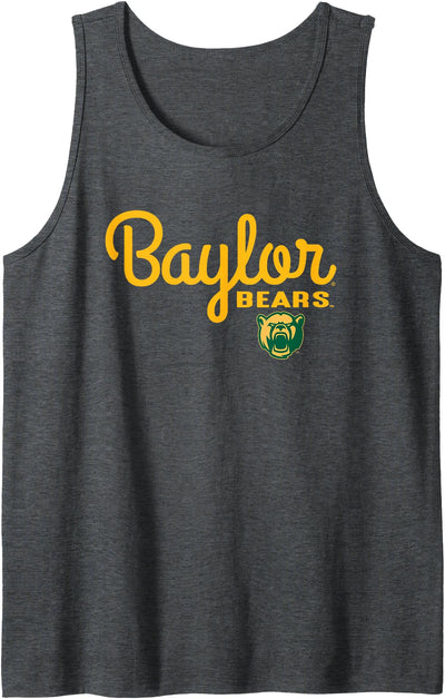 Baylor Bears Iconic Script Logo Officially Licensed Tank Top