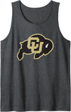 Elite Authentics Colorado Buffaloes Apparel Icon Officially Licensed Tank Top - Dark Heather Grey