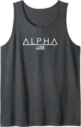 ALPHA Gym Rabbit Workout Bodybuilding Fitness Tank Top in Dark Heather Grey