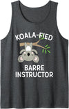 Tucking Amazing Shirts Barre Instructor Gift Shirt Cute Koala Pun Dance Fitness Tank Top - Dark Heather Grey