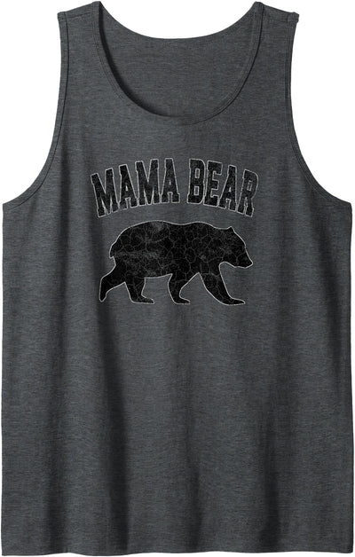 Mama Bear Dark Vintage Mother Tank Top