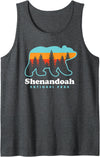 Shenandoah National Park Hiking Shenandoah National Park Bear Shenandoah Valley Tank Top - Dark Heather Grey