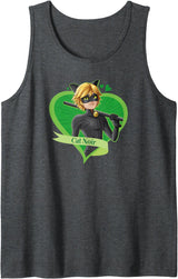 Miraculous Ladybug Valentine's Day Love from Cat Noir Tank Top