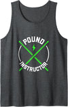 Pound Fitness clothing and designs Pound Instructor - Pound Fitness Tank Top - Dark Heather Grey