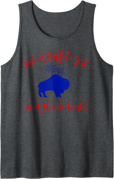 Cow All Just a Buffalo Girl in a Florida World Tank Top