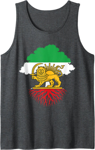 Lion and Sun Iran, Persia, Shir o Khorshid Tank Top