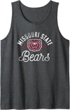 Campus Lab Missouri State University MSU Bears Logo Tank Top - Dark Heather Grey