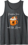 Runner Running and 5K for Fall Autumn Halloween 5K Race Running Runner Pumpkin Spice Fall Autumn Halloween Tank Top - Dark