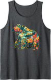 CA Style California Bear Travel Tank Top - Dark Heather Grey