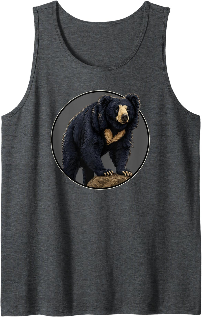 Sloth Bears Sloth Bear Lovers Shop Sloth Bears Sloth Bear Tank Top - Dark Heather Grey