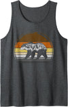 Bear Gay Pride by Content Design Studio Mens Gay Men, Bear Community, Gay Bear Tank Top - Dark Heather Grey