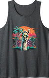 Alpaca breeder Alpaca Alpaca Retro Alpaca Lama Alpaca Liebhaber Alpaca Tank Top - Dark Heather Grey