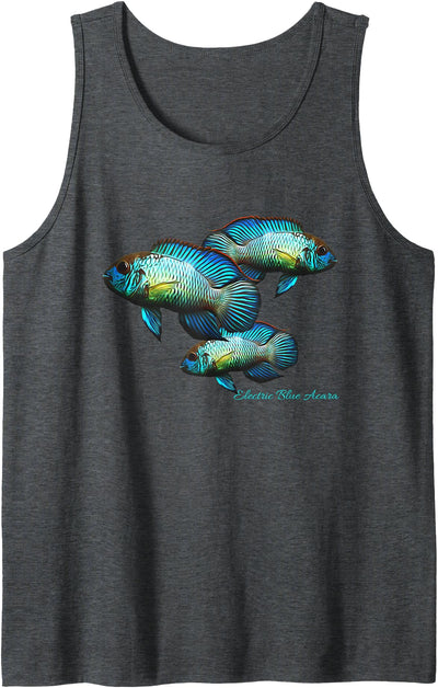 Electric Blue Acara Breeders Dwarf Cichlids Aquarium Fish Tank Top