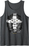 Check out my other Religion T-shirts Lion Cross Jesus Christian Lord God Believer Tank Top - Dark Heather Grey