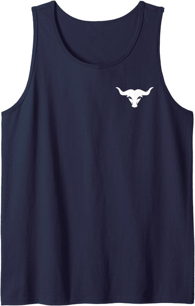 Cow Vintage Buffalo Silhouette Bison Lover Bison Tank Top