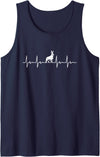 Flemish Giant Rabbit Owner Design for a Owner Tank Top in Navy Blue