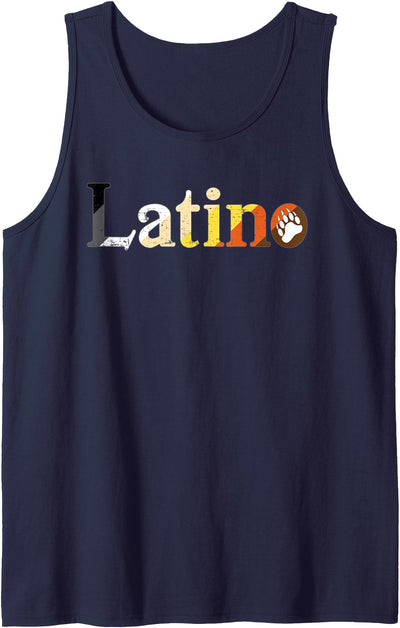 Equal Rights Gay Bear Sânpebe Designs Mens Mens Latino Gay Bear Pride Distressed Tank Top