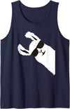 LLAMA ALPACA MEN WOMEN BOY GIRL KIDS LLAMA ALPACA Tank Top - Navy Blue