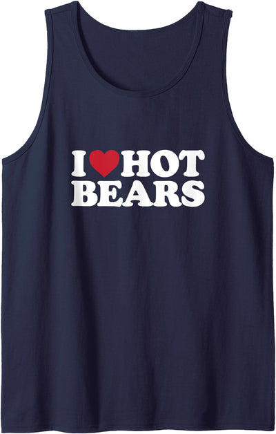 I Love Hot Bears - I Heart Hot Bears Tank Top