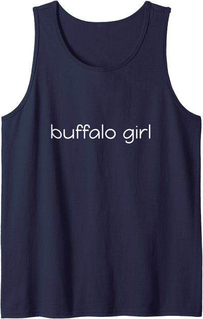 Cow Buffalo Hometowner Buffalo Girl American City Pride Tank Top