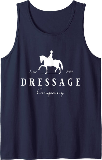 Dressur Pferd mit Dressurreiterin - Dressage Dressage Horse - Dressage Riding Horses Dressage Rider Tank Top