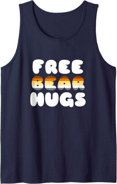 Mens Free Bear Hugs Gay Bear Tank Top