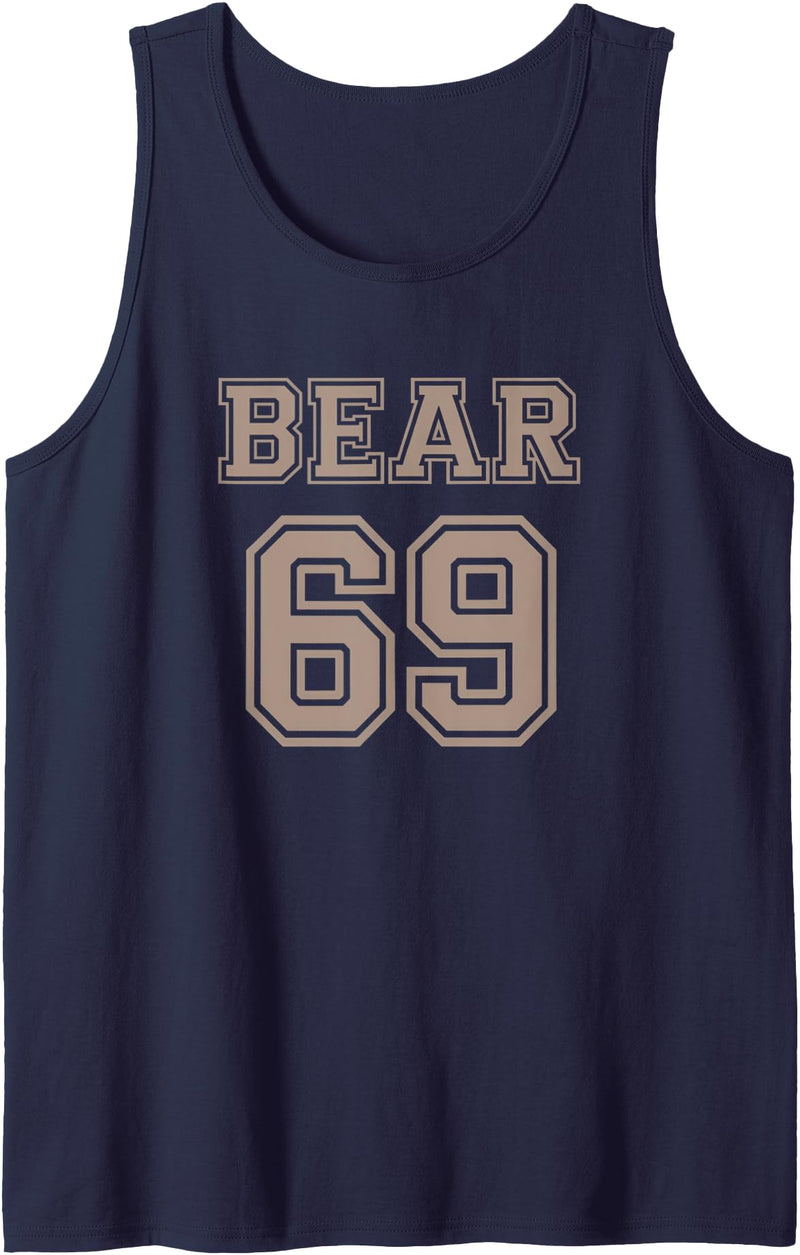 Gay Bear T-Shirts Gay Pride Bear Community lgbtq pride for Cubs - Bear 69 Tank Top - Navy Blue